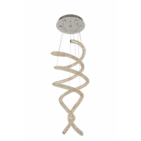 Allegri by Kalco Lighting Ravina 7 Light + LED Convertible Chandelier - Flush Mount 11807-010-FR001 | Chandelier Palace - Trusted Dealer