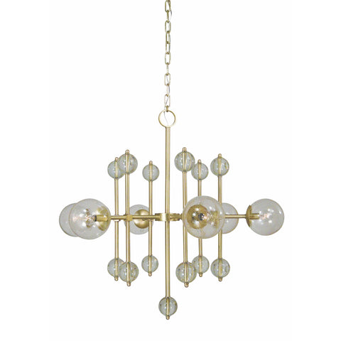 Framburg Solaris 6 Light Chandelier 4946 | Chandelier Palace - Trusted Dealer