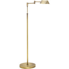 House Of Troy Delta LED Task Floor Lamp (D100-AB) | Chandelier Palace - Trusted Dealer