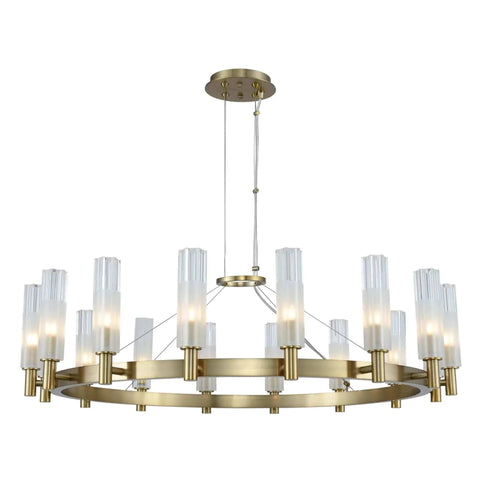 Kalco Lighting Lorne 16 Light Chandeliers with Chrome Finish or Brass Finish 509672 | Chandelier Palace - Trusted Dealer