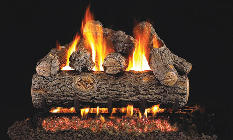 Real Fyre 48-inch Golden Oak Designer Plus Vented Gas Log Set - RDP-48 | Flame Authority - Trusted Dealer
