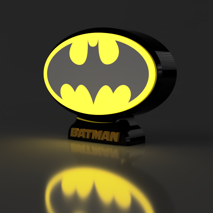Led lamp inspired by the movie (BATMAN) – tu tienda de impresión 3D