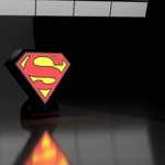 Lámpara led inspirada en la película (SUPERMAN)