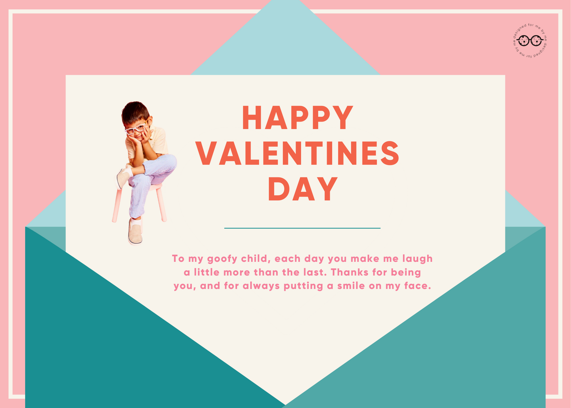 A cute valentines day cards for kids from mesquad kids glasses