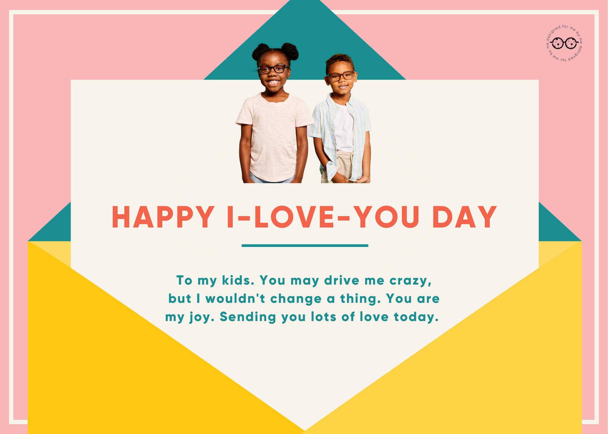 A cute valentines day cards for kids from mesquad kids glasses