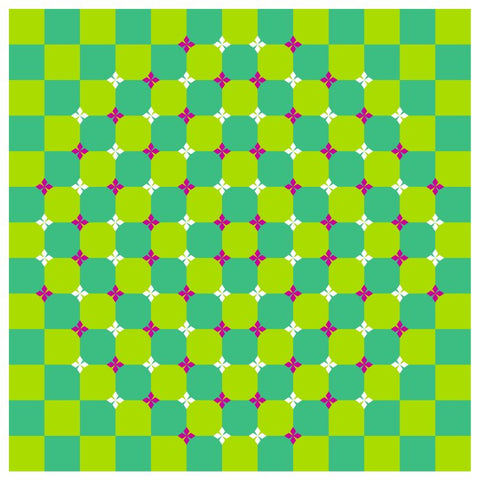 Optical Illusion by Akiyoshi Kitaoka for the mesquad kids blog