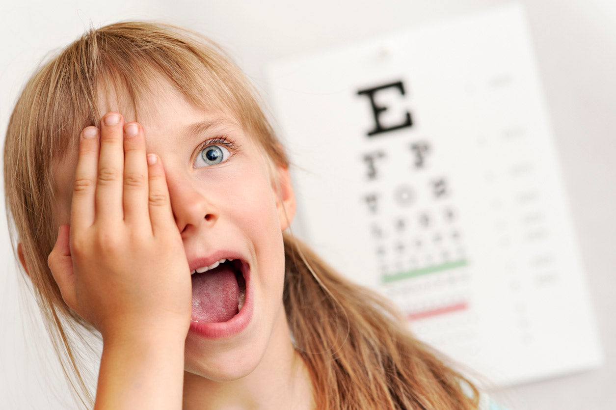 MEsquad Blog - young girl at eye exam