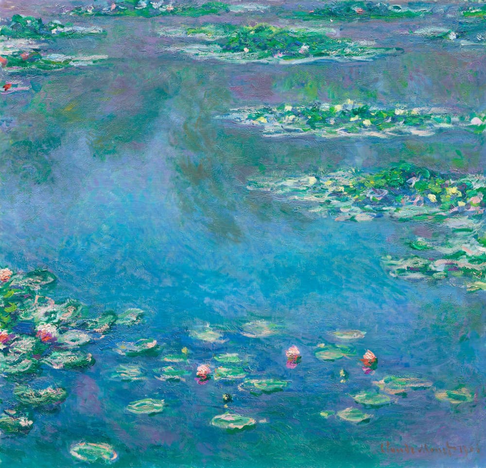 Water Lilies and Japanese Bridge by Claude Monet (1899) - – The