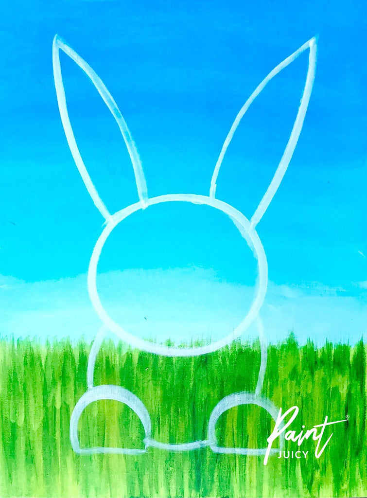 How to paint an easter bunny