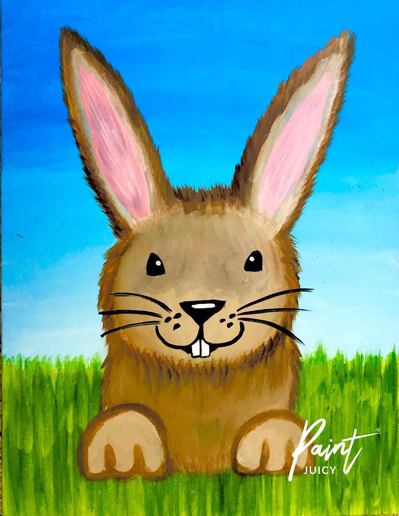 How to paint an Easter Bunny