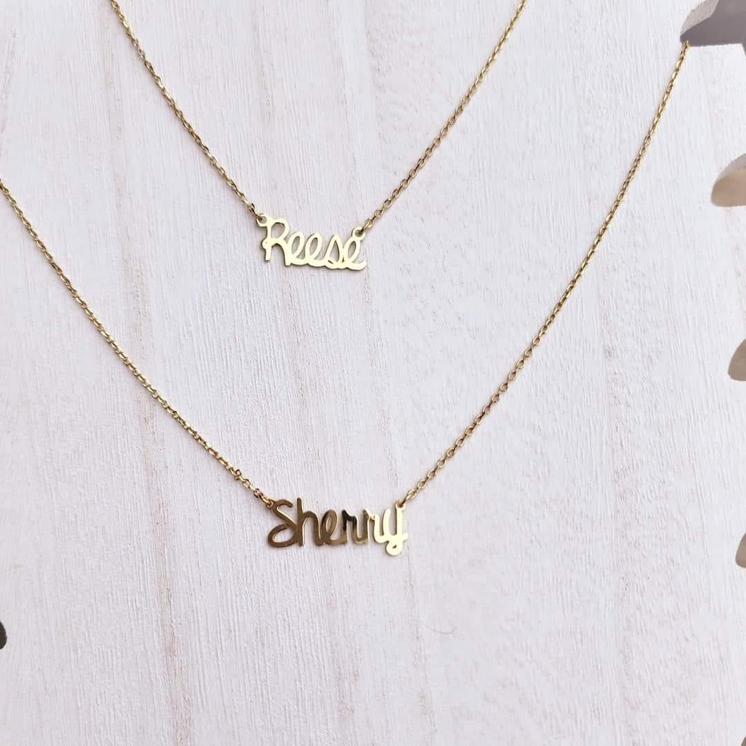 namesake necklace gold