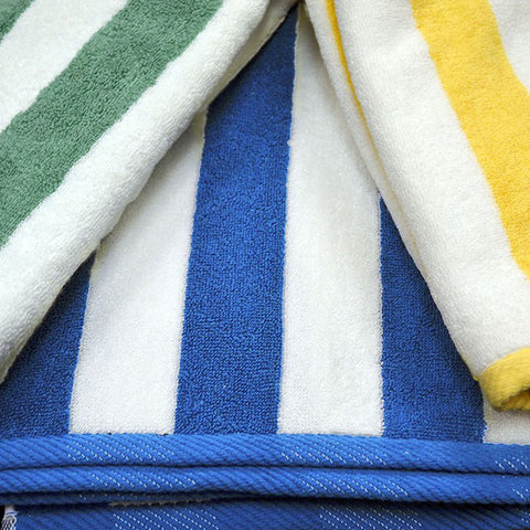 Oxford Tropical Stripe, Nice Pool Towels