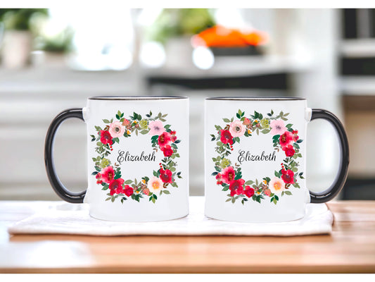 Couples Personalised Islamic Zawj and Zawjah Wedding Mugs - Half his Deen,  Half her Deen and we created you in pairs 78:8 Surah An-Naba Quran Verse -  Marital Couples - Al-Hadaya: A