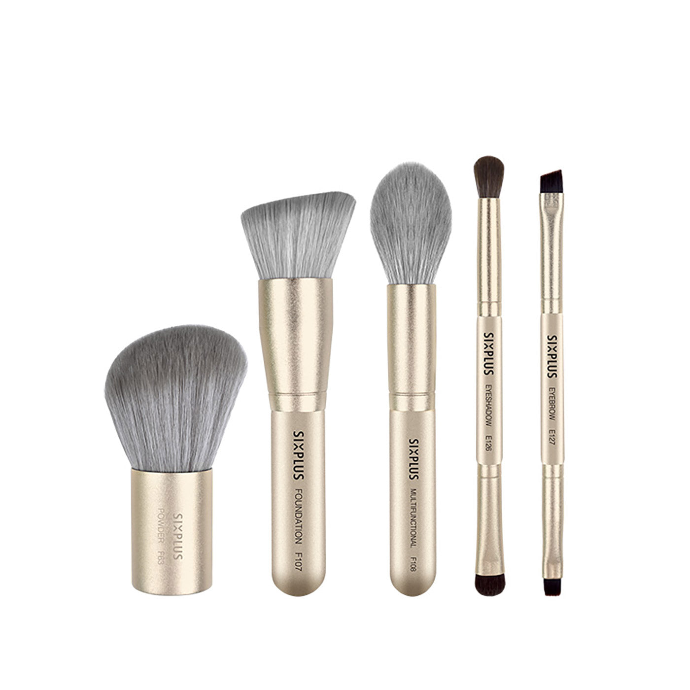 L806 LUXE FAN BRUSH ROSE GOLD