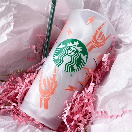 Cow Print Starbucks Cold Cup – Cherry Pit Designs