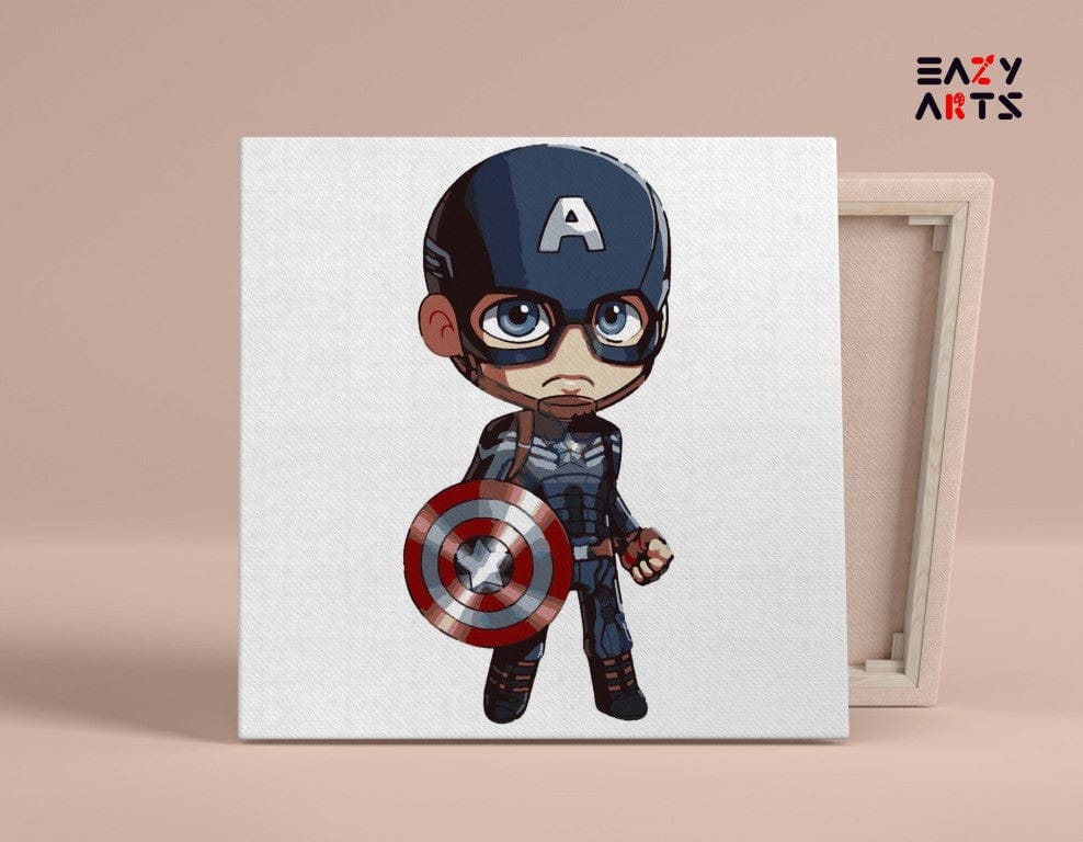 How to Draw Chibi Captain America | Avengers - Chibi Characters - C4K  ACADEMY