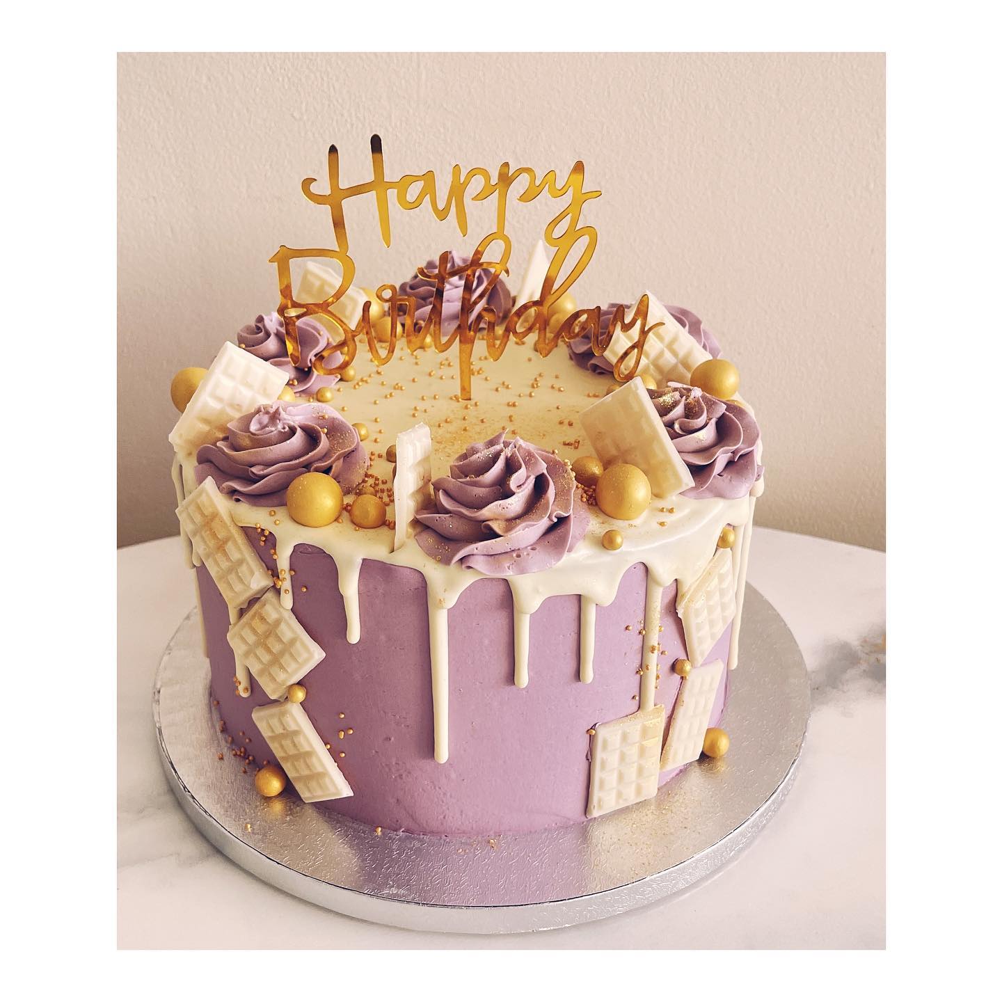 Ombre Buttercream Cake - Dainty Affairs