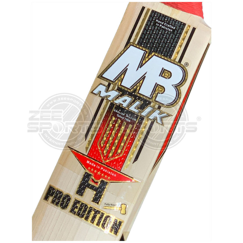 MB Malik Pro Edition Handcrafted Cricket Bat