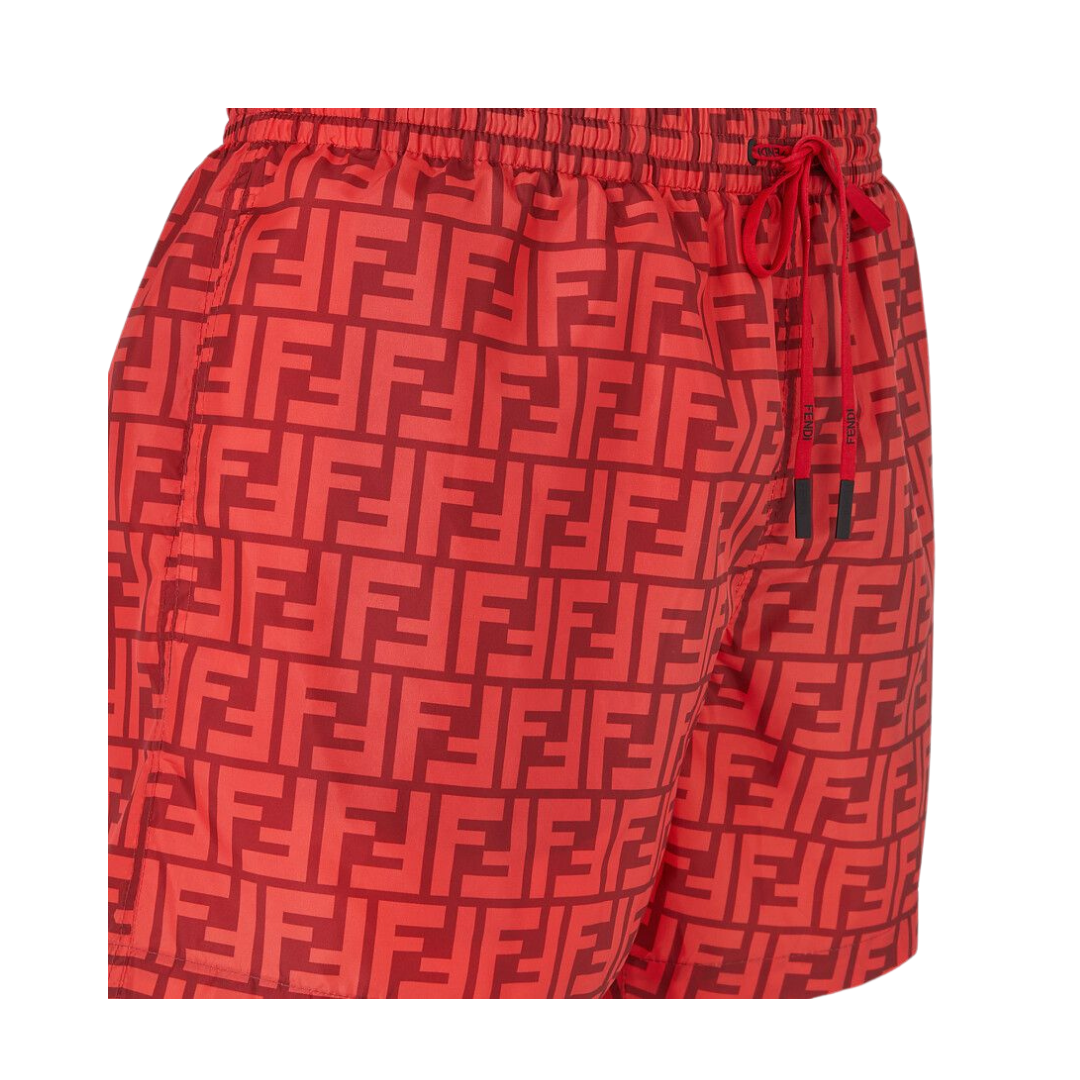 red fendi shorts