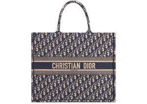 dior navy tote