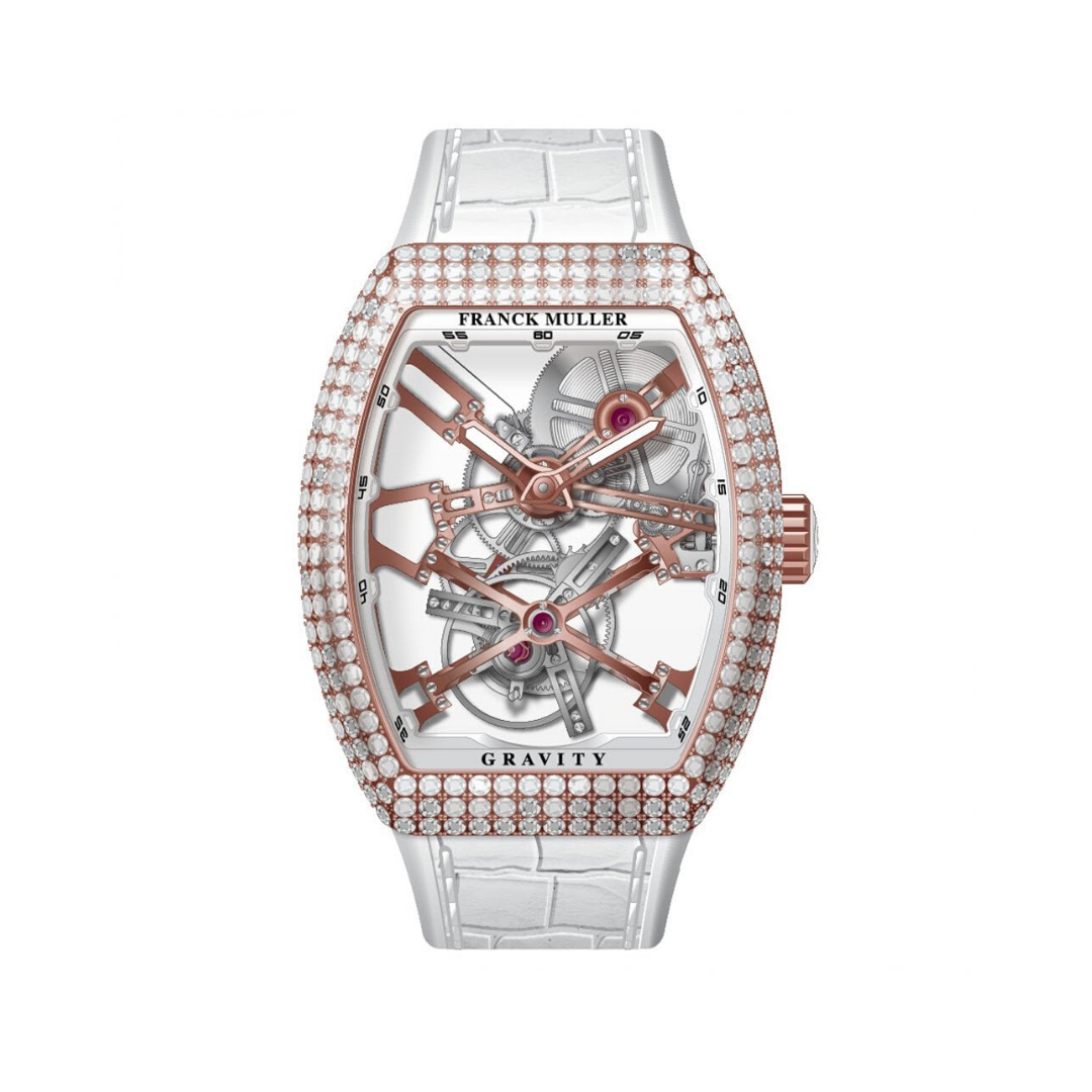 franck muller vanguard skeleton diamond