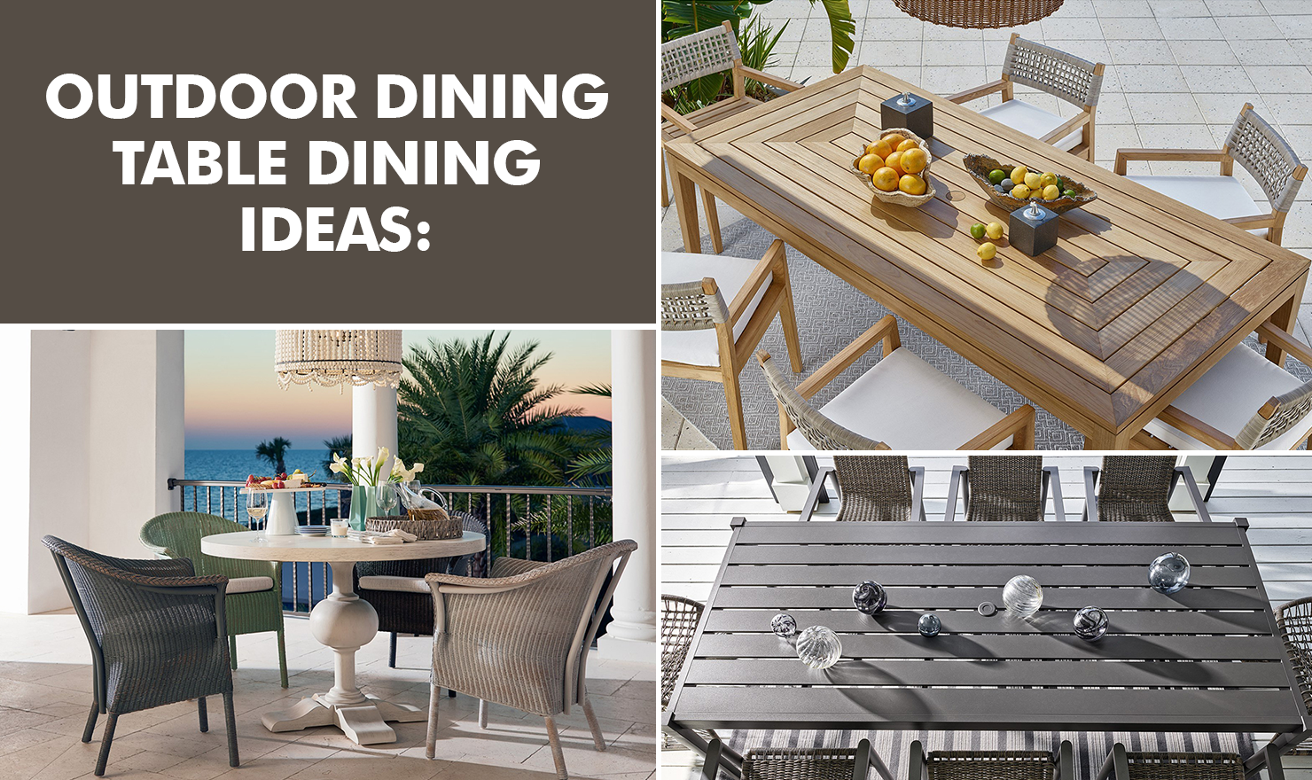 Outdoor dining table dining ideas