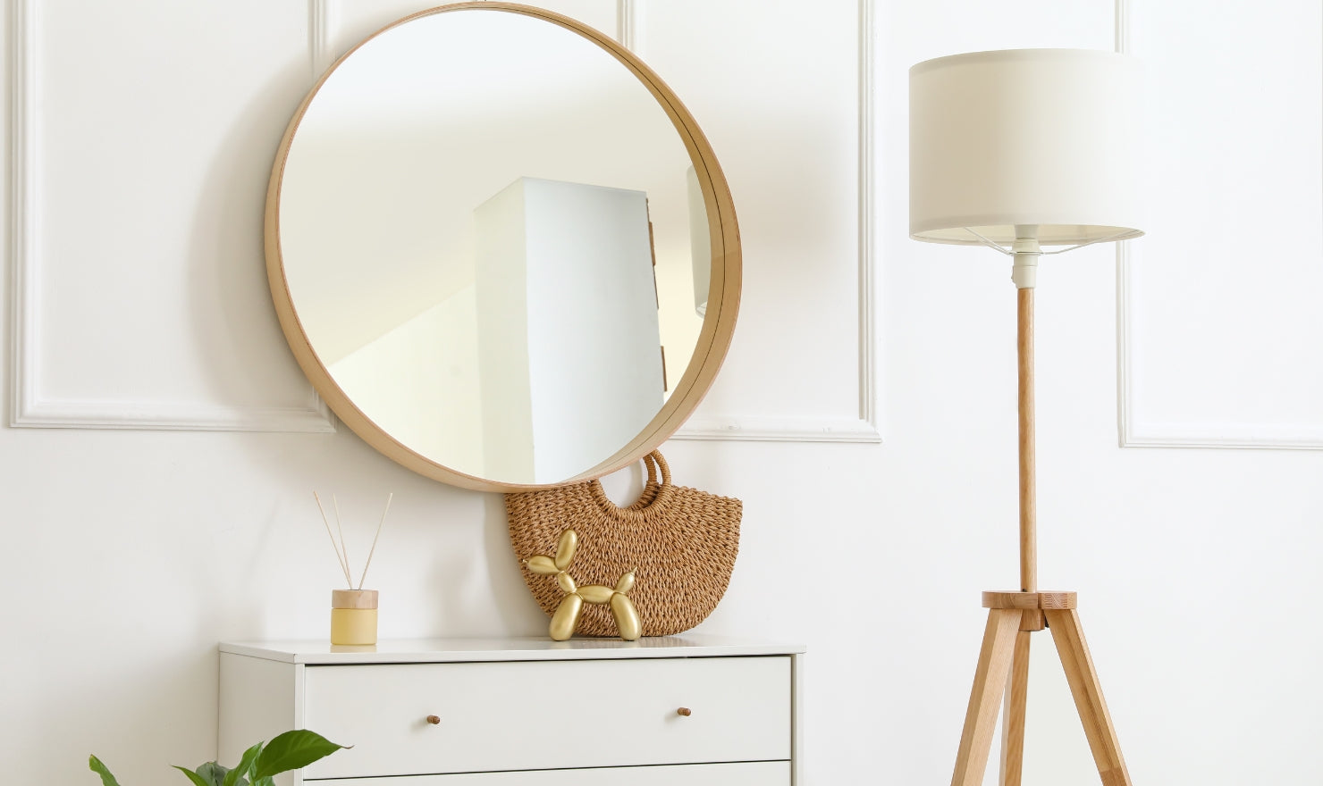 Place Mirrors On The Wall For Depth And Elegance