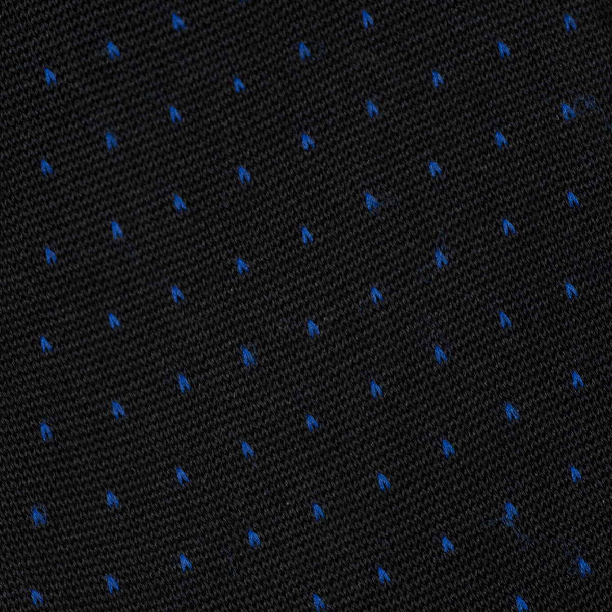 Charcoal over-the-calf fil d'ecosse cotton socks with blue dots