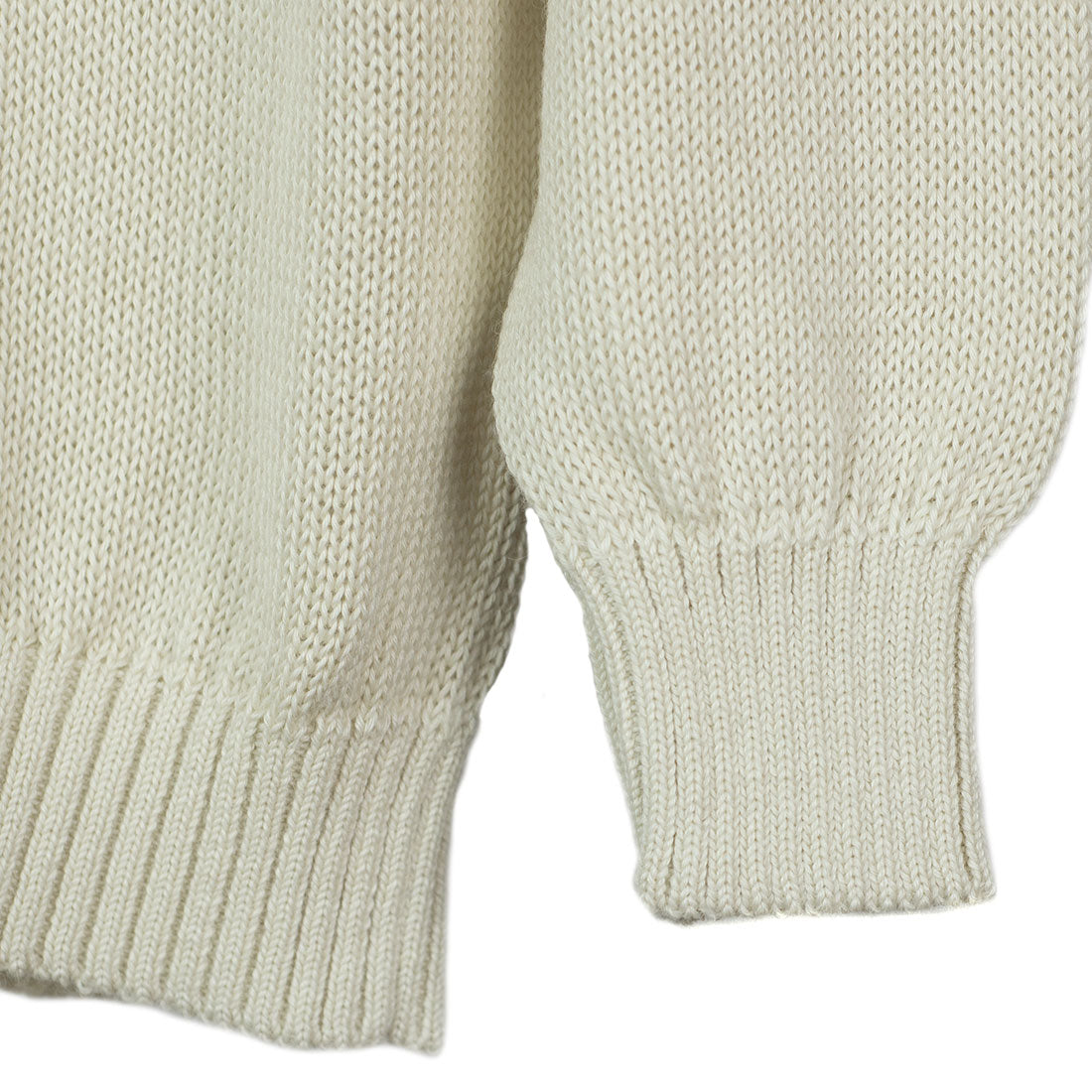 Exclusive Ecru alpaca & silk rollneck sweater (restock)