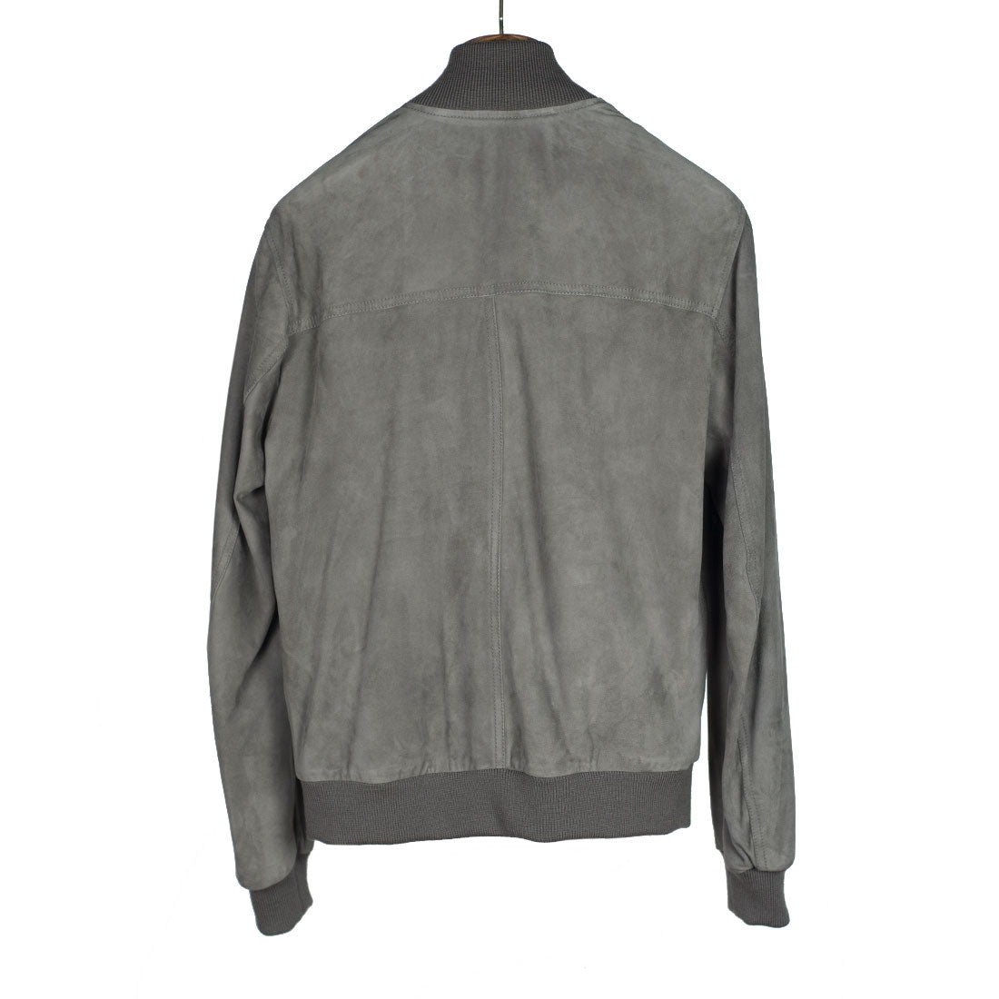 Grey suede Valstarino bomber jacket