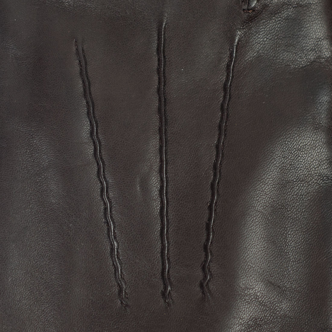 Dark brown lambskin gloves, cashmere lining