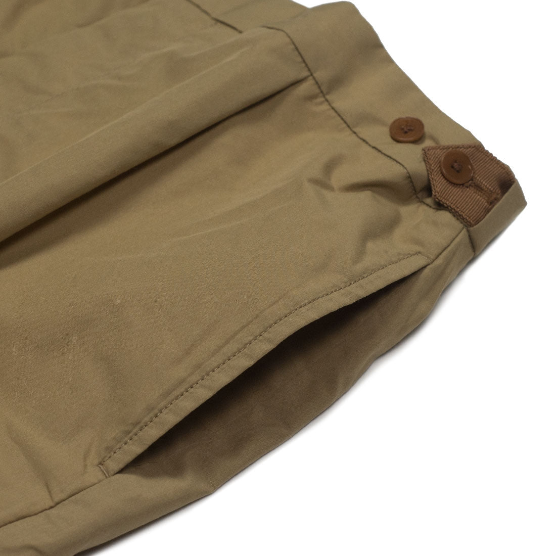 Easy pants in tan cotton/nylon