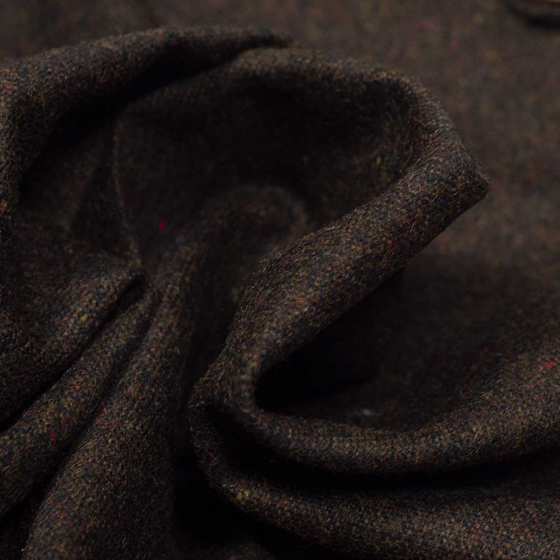 Brown speckled wool cashmere trousers