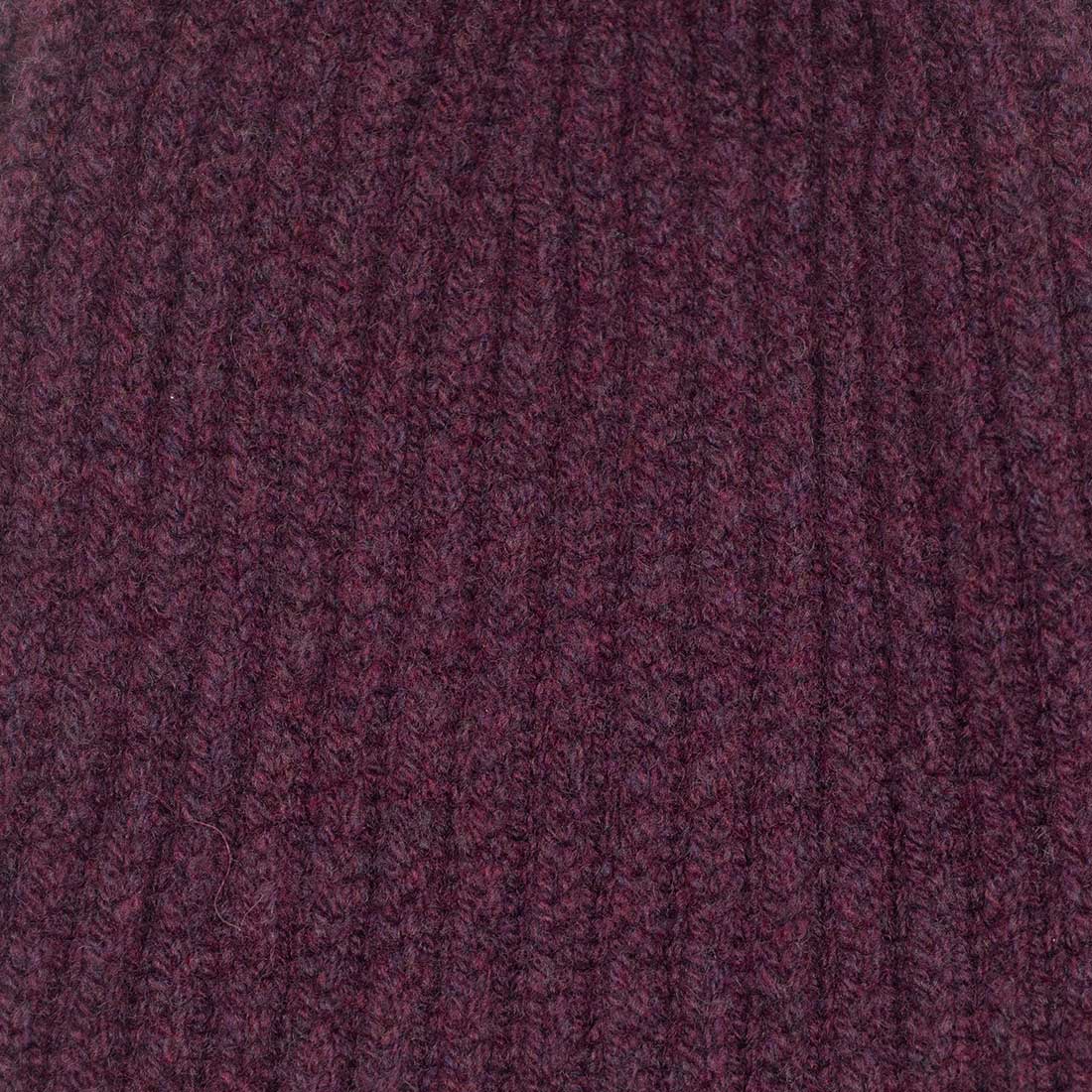 Bordeaux classic ribbed fisherman merino wool hat (restock)