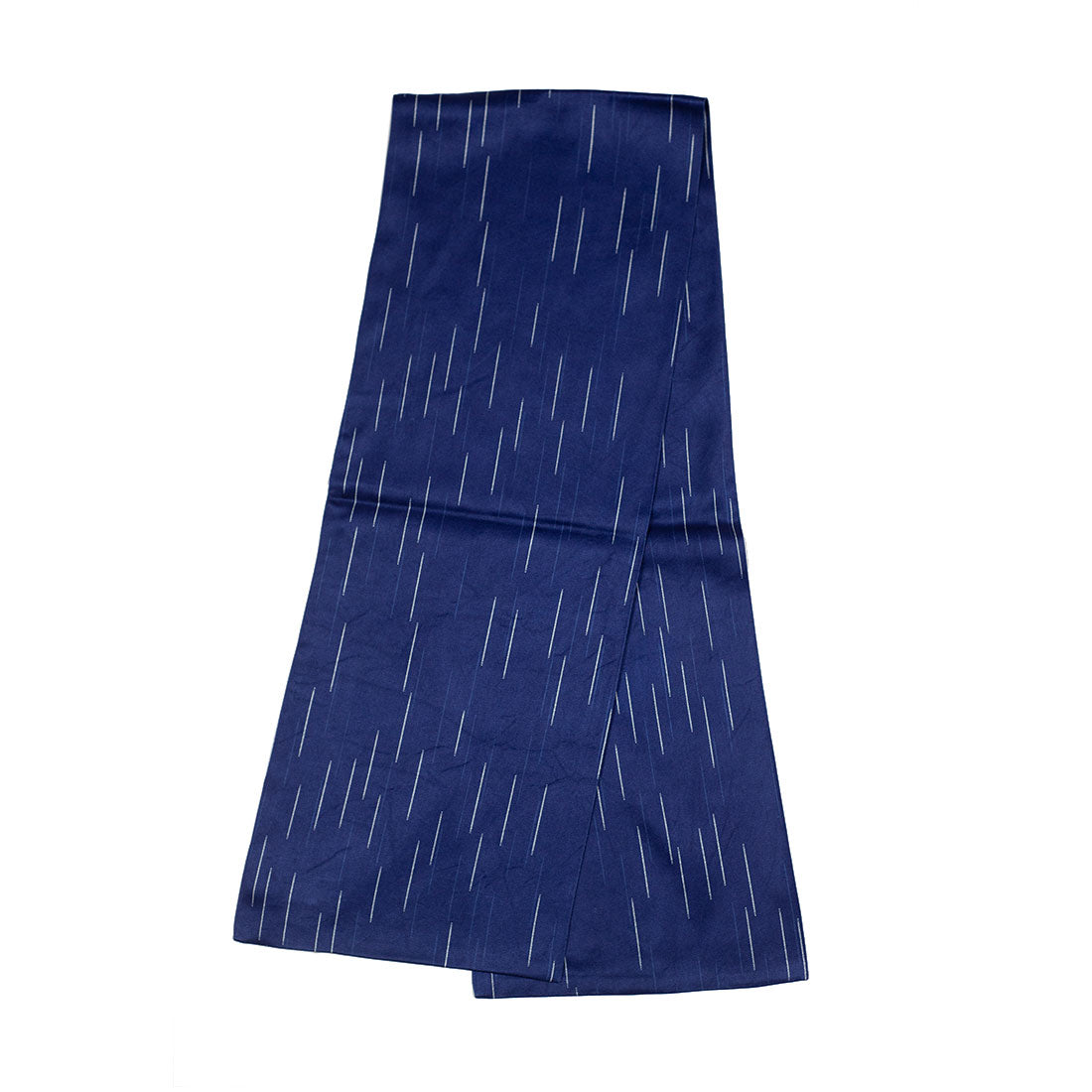 Bassen dyed heavy rayon stole in splash pattern indigo