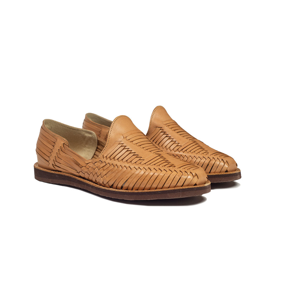 Chamula Cancun huarache in natural color leather (restock)