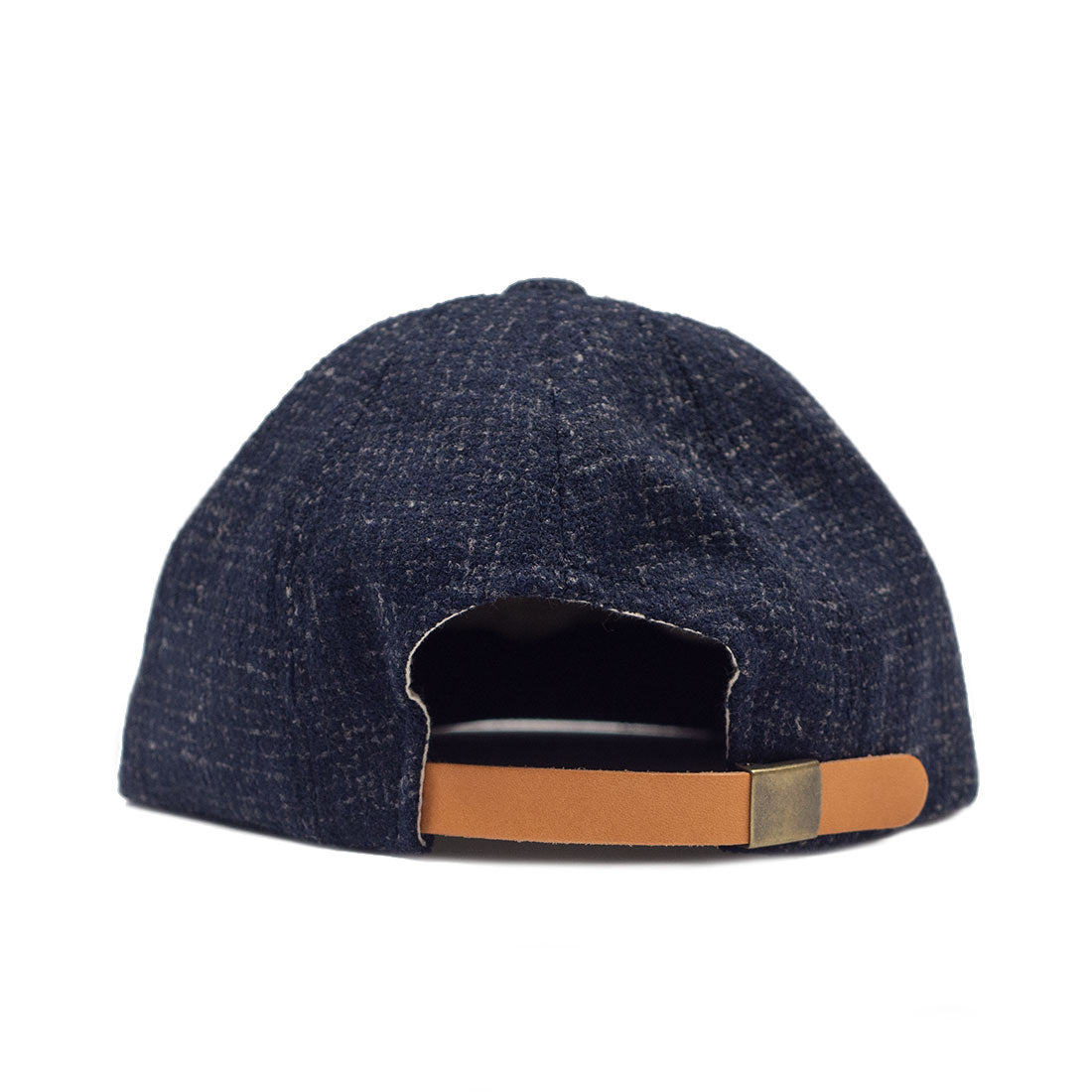 Baseball cap in wool blend check