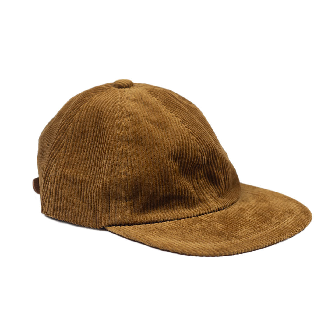 Baseball cap in brown corduroy