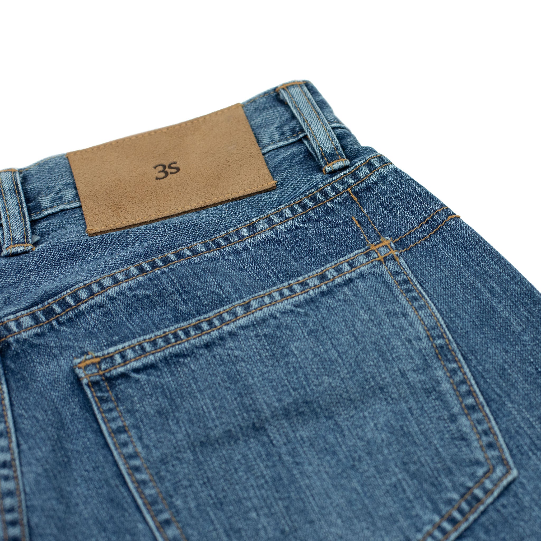 CT-101xs Classic Tapered stonewashed indigo selvedge jeans (restock)