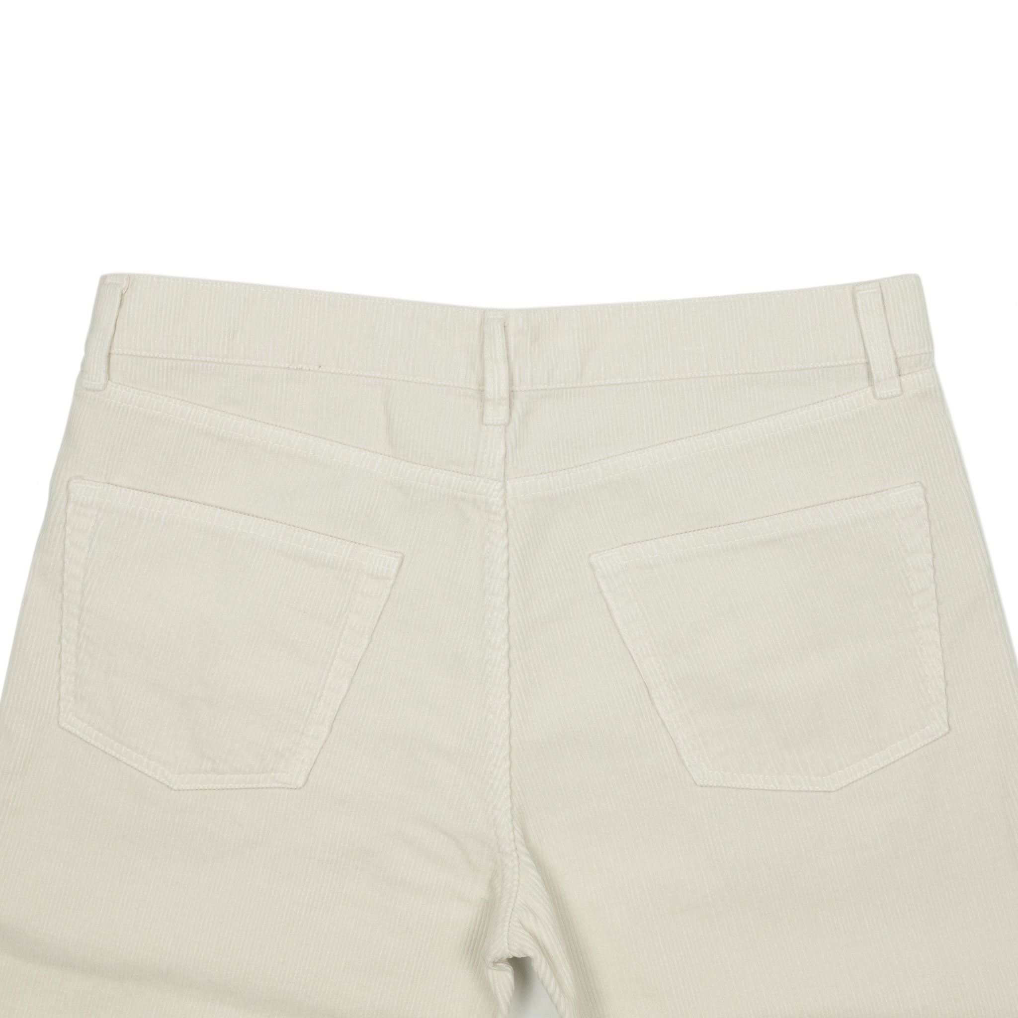 AAcero 5-pocket trousers in cream fine wale corduroy