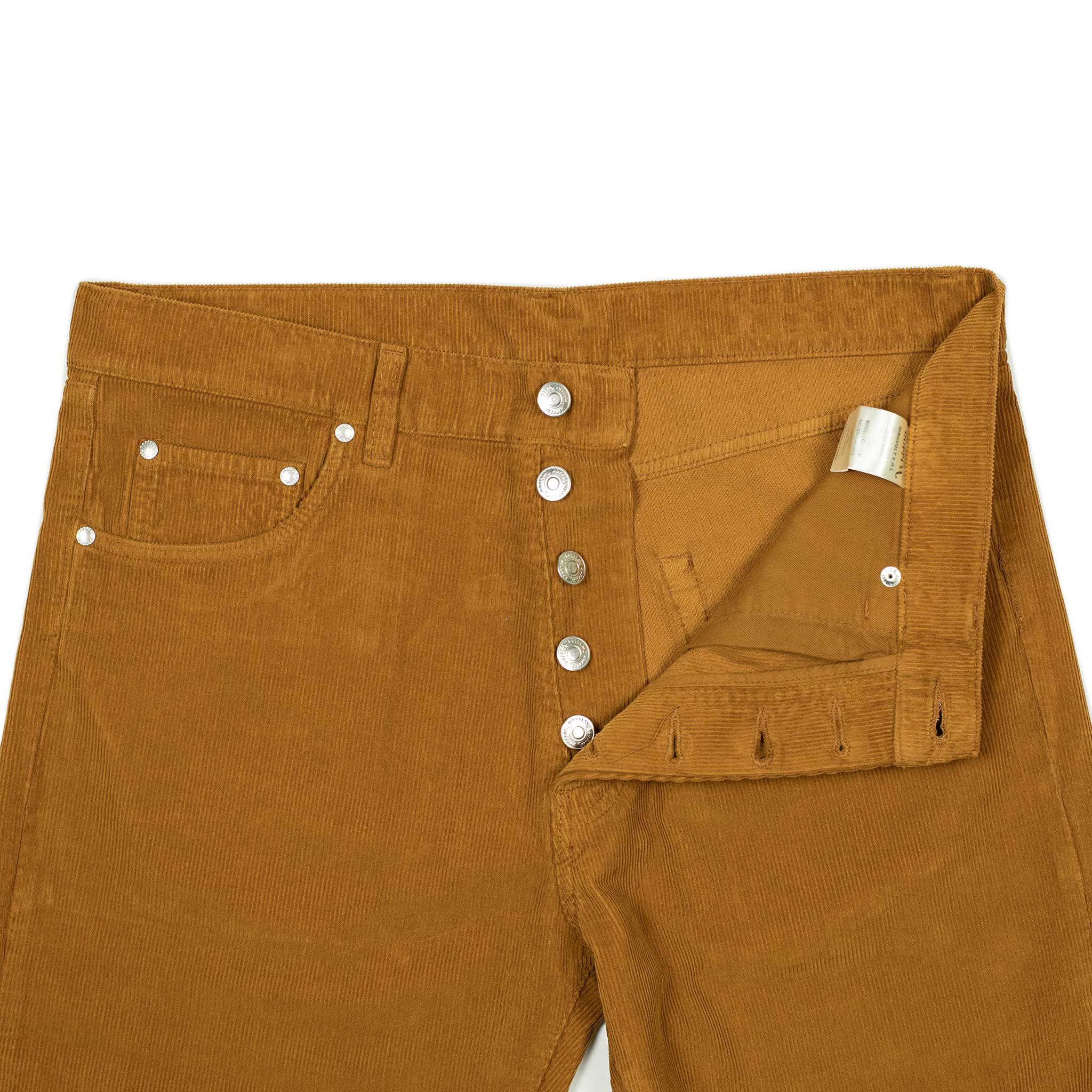 AAcero 5-pocket trousers in chestnut fine wale corduroy