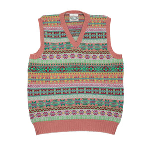 Jamieson's Fair Isle V-neck pullover vest, Multicolor 625B/23 – No Man  Walks Alone