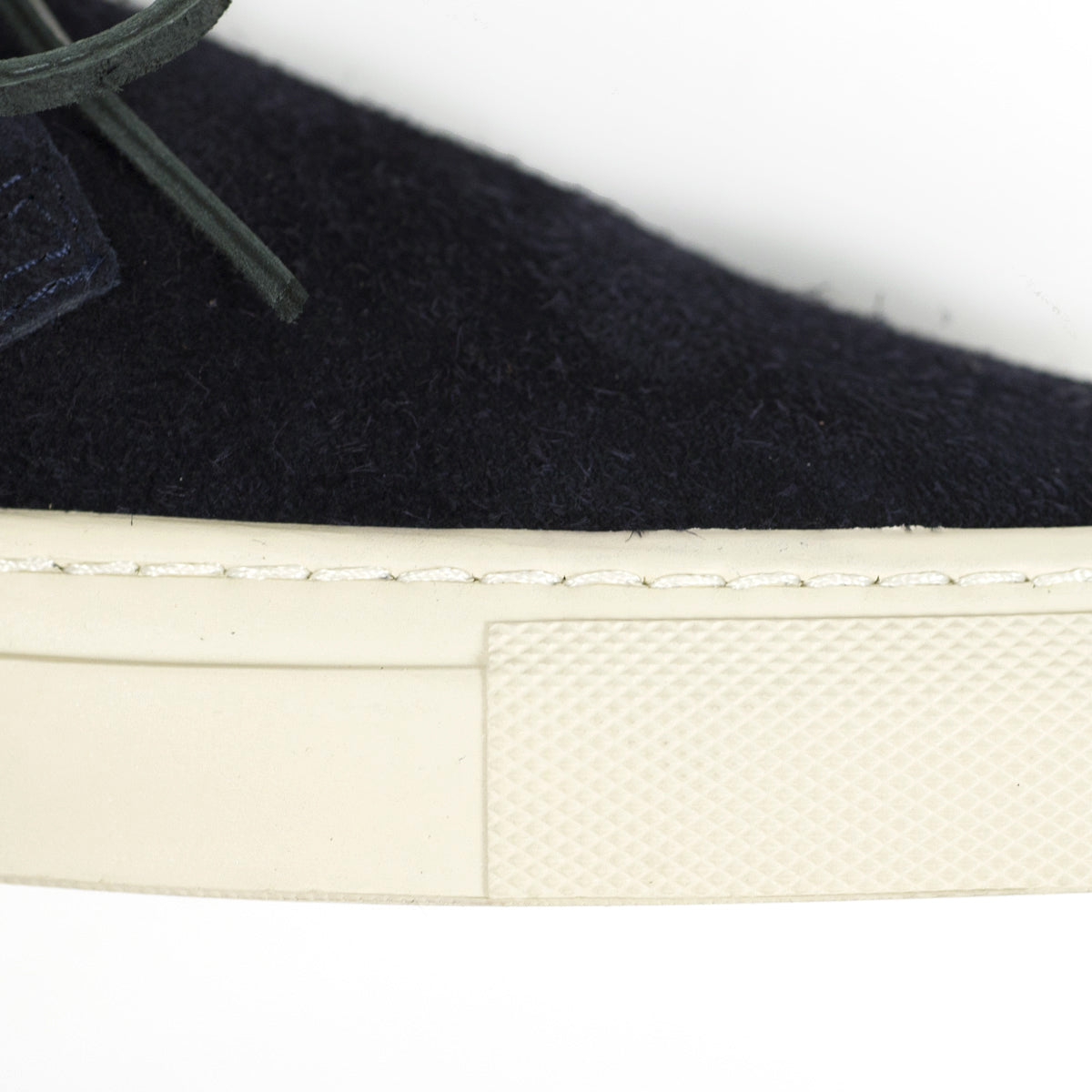 Blue suede chukka sneaker