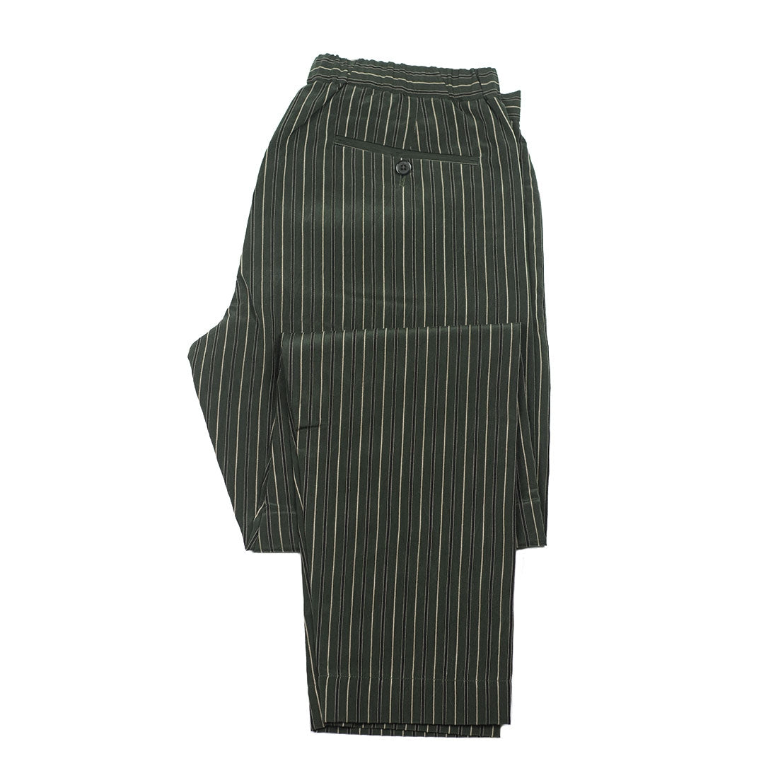 Easy pants in green stripe