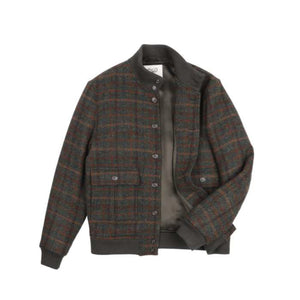 [PRE-ORDER DEPOSIT FW22] Harris Tweed plaid Valstarino jacket