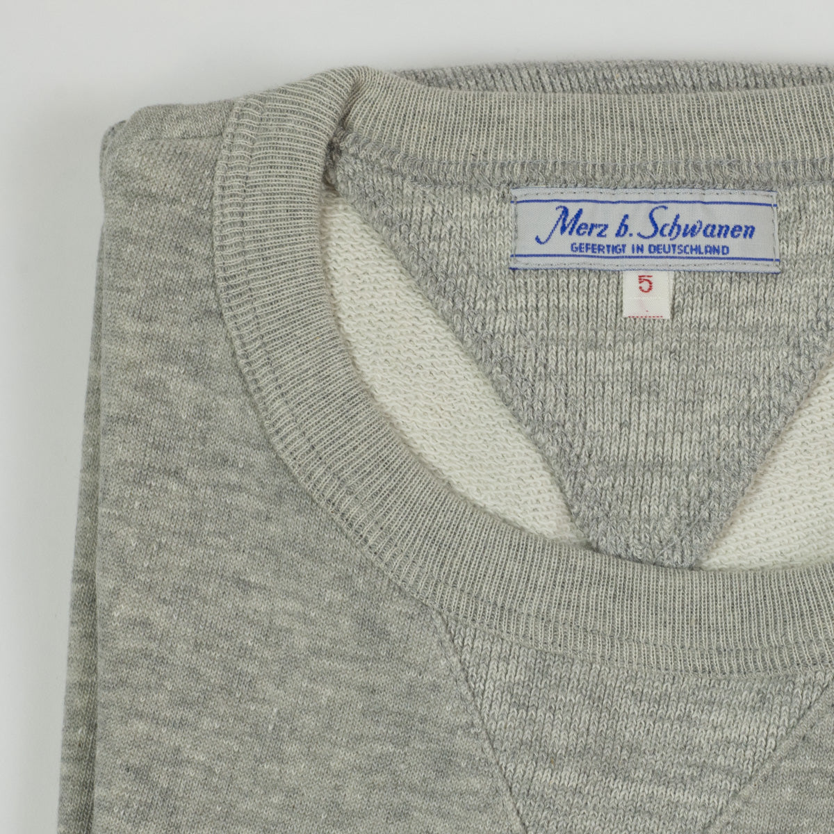 Grey melange three-thread 346 sweat shirt