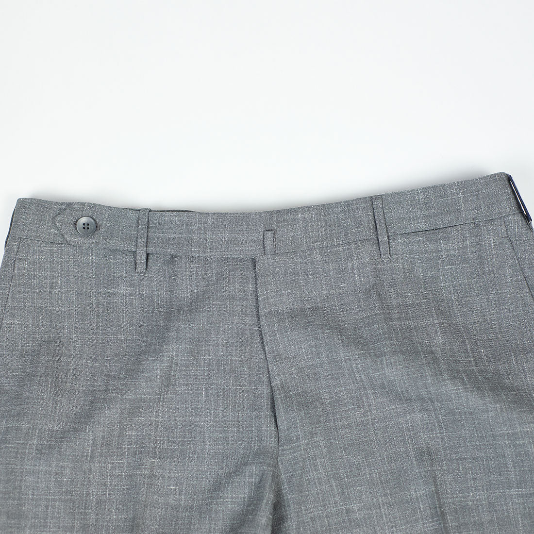 Grey wool/silk/linen trousers