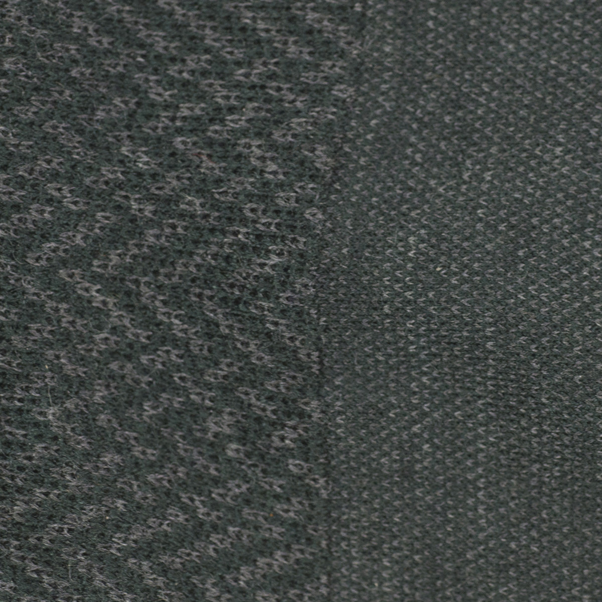 Dark green mini-birdseye over-the-calf wool socks