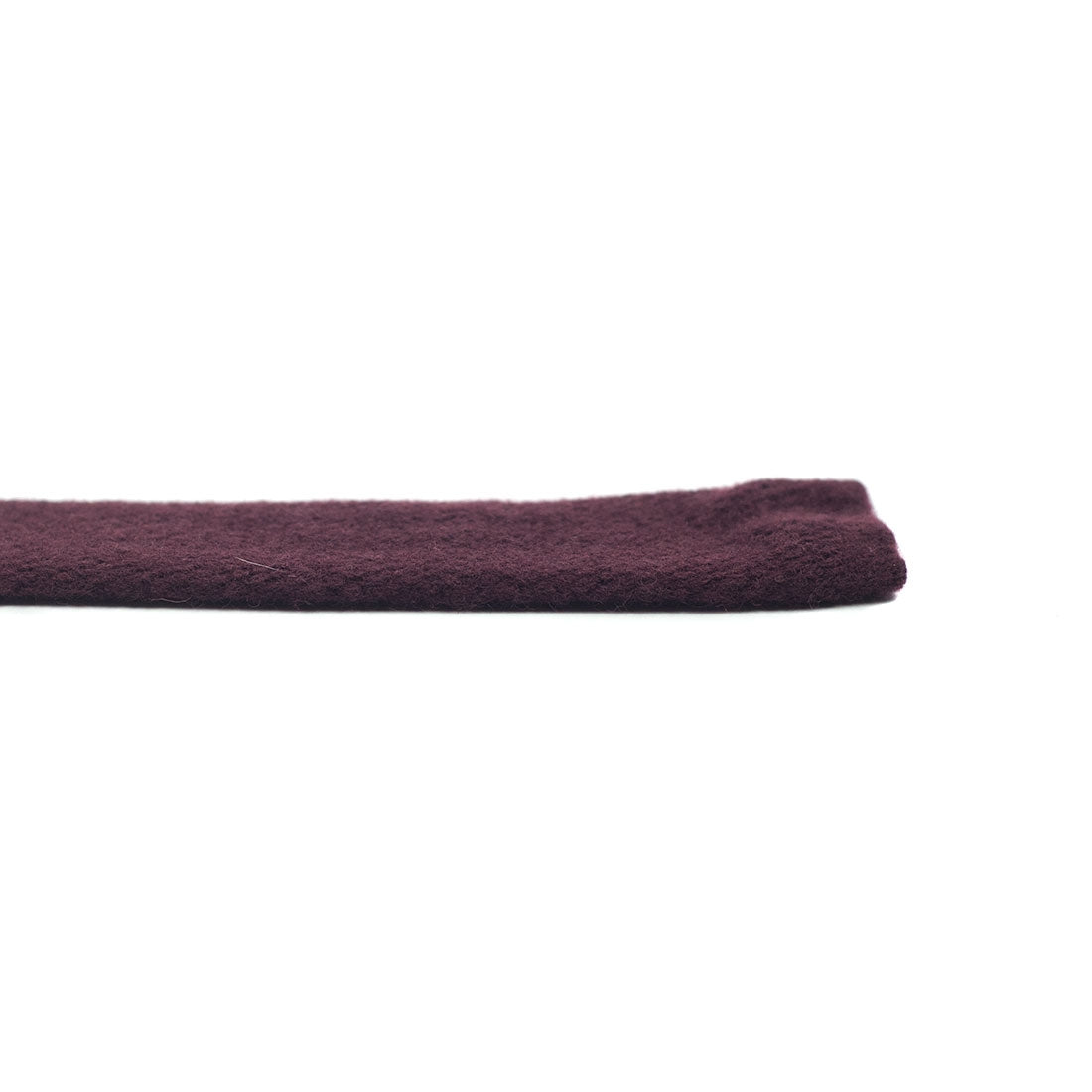 Burgundy wool & cashmere knit tie