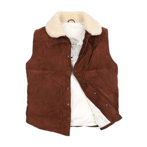 [PRE-ORDER DEPOSIT FW22] Suede padded vest